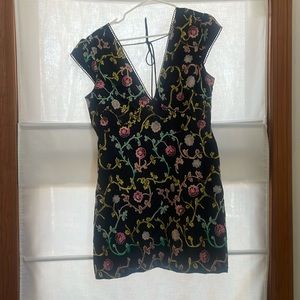 Worn once. Beautiful dress with perfect & timeless detail.